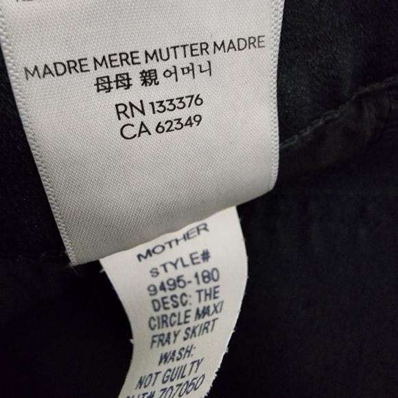 MOTHER Maxi Denim Skirt - Picture 8 of 10